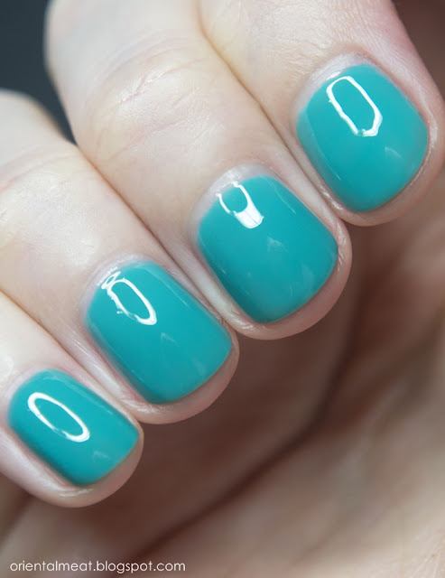 China Glaze-My Way Or The Highway & My secret-Blue mist