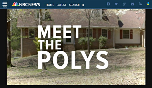 Meet the Polys on NBC News site Meet the Polys screenshot