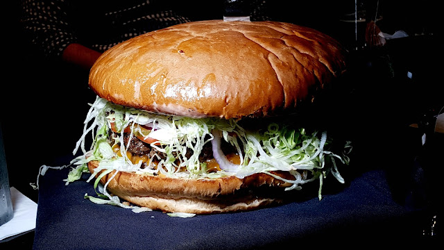 Bigger Badder Asser Burger 6 pound burger