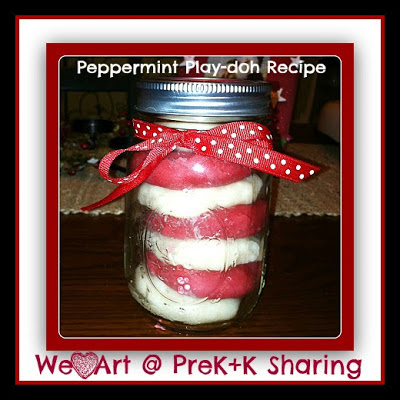 photo of: Peppermint Play-doh Recipe by We Heart Art at PreK+K Sharing 