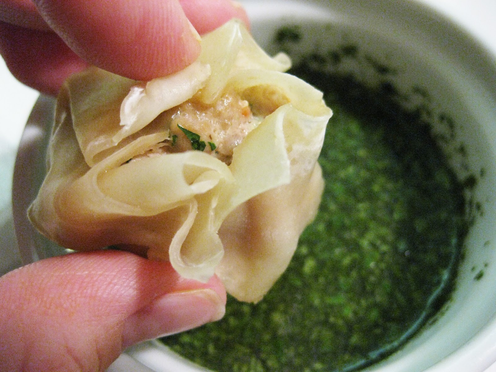 Bloatal Recall ThaiStyle Pork Dumplings with Coriander Dipping Sauce