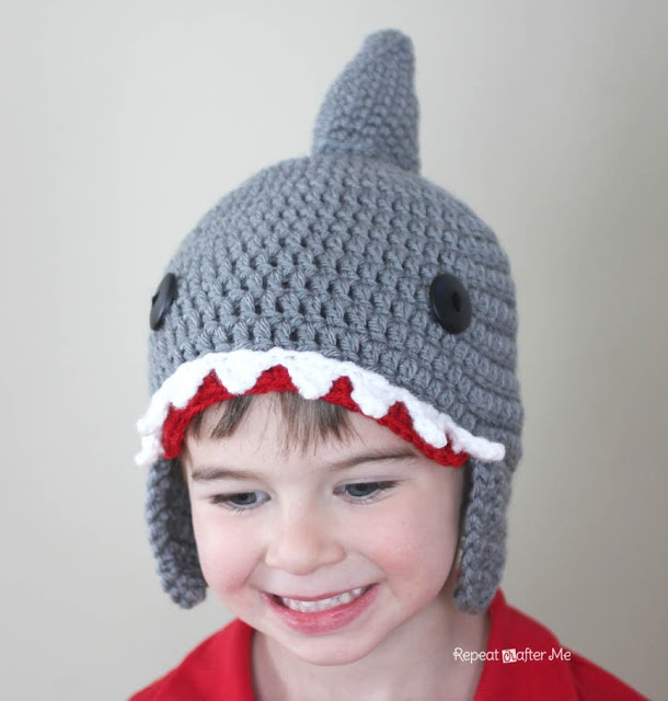 Fiber Flux Sharks! 4 Fun and Free Crochet Patterns...
