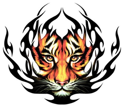 tattoo of tigers. tigers tattoos. tiger tattoo