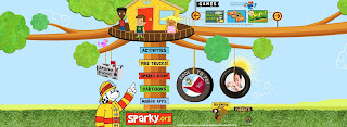 Sparky.org website Sparky the Fire Dog Activities