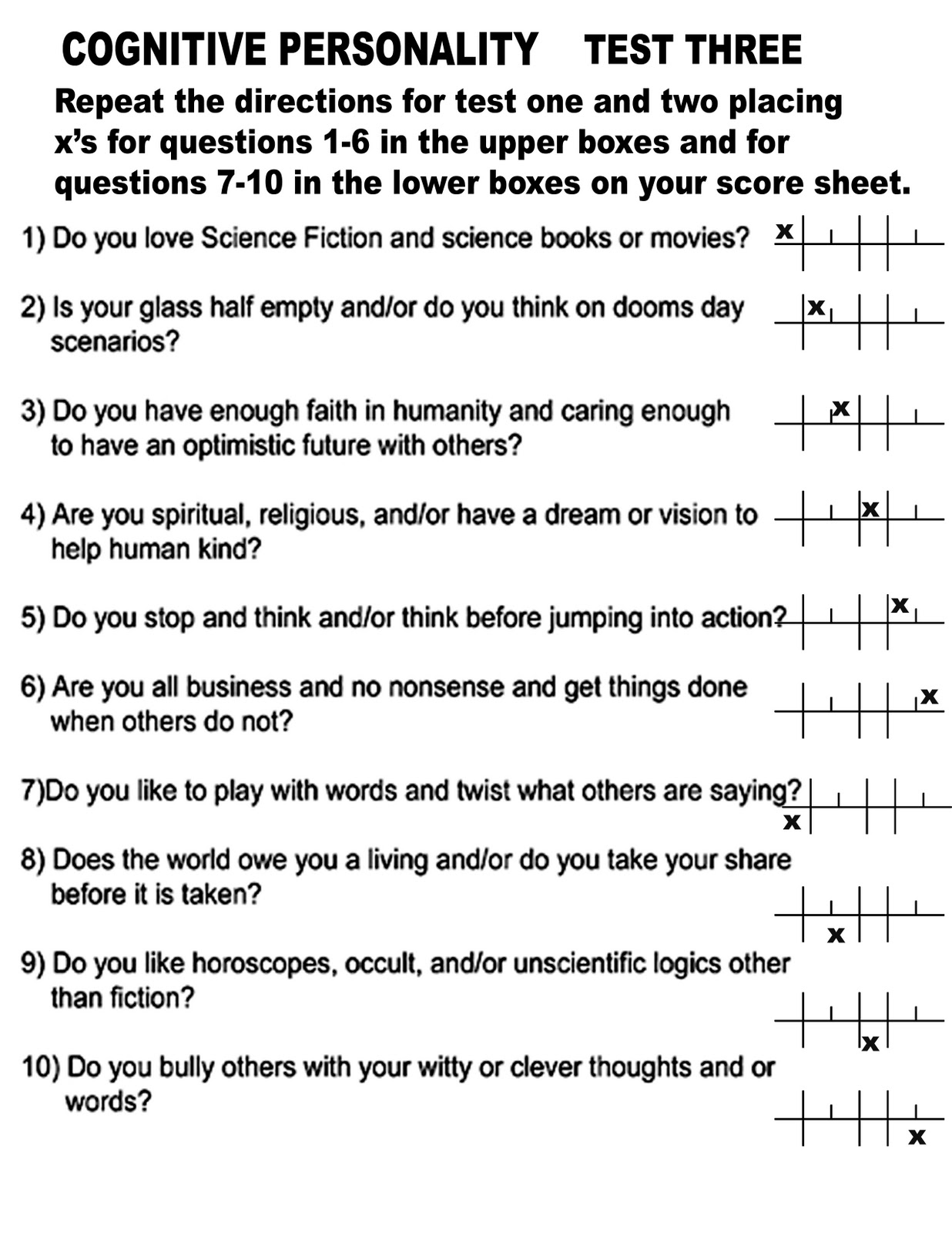 psychotoons personality test personality test personality questions