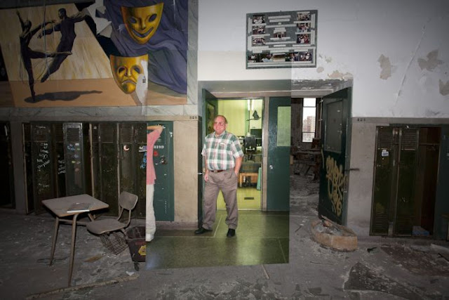 Escuela abandonada en Detroit