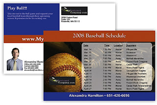 baseball schedule template