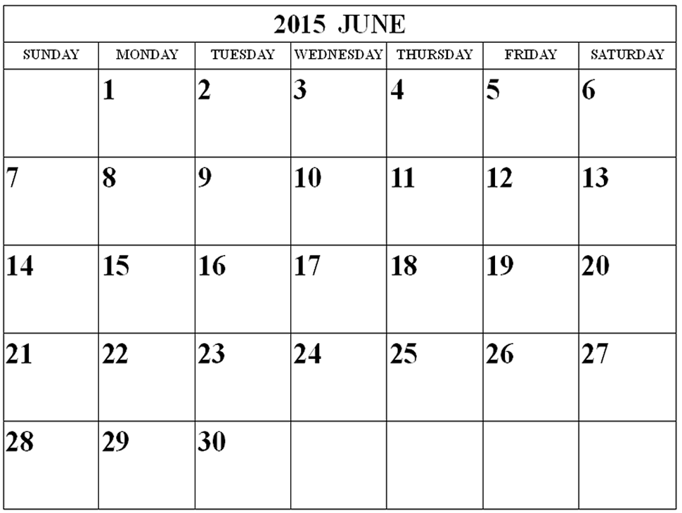 Printable Calendar June 2015 | free printable calendar free printable calendar june Printable Calendar June 2015 | free printable calendar free printable calendar june