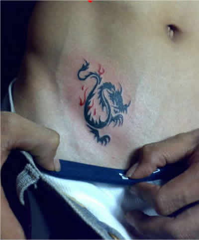 Small dragon tattoo designs