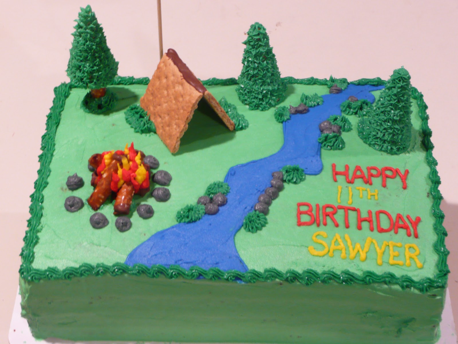 Desserts by Robin: Boy Scout/Camp Smores Cake
