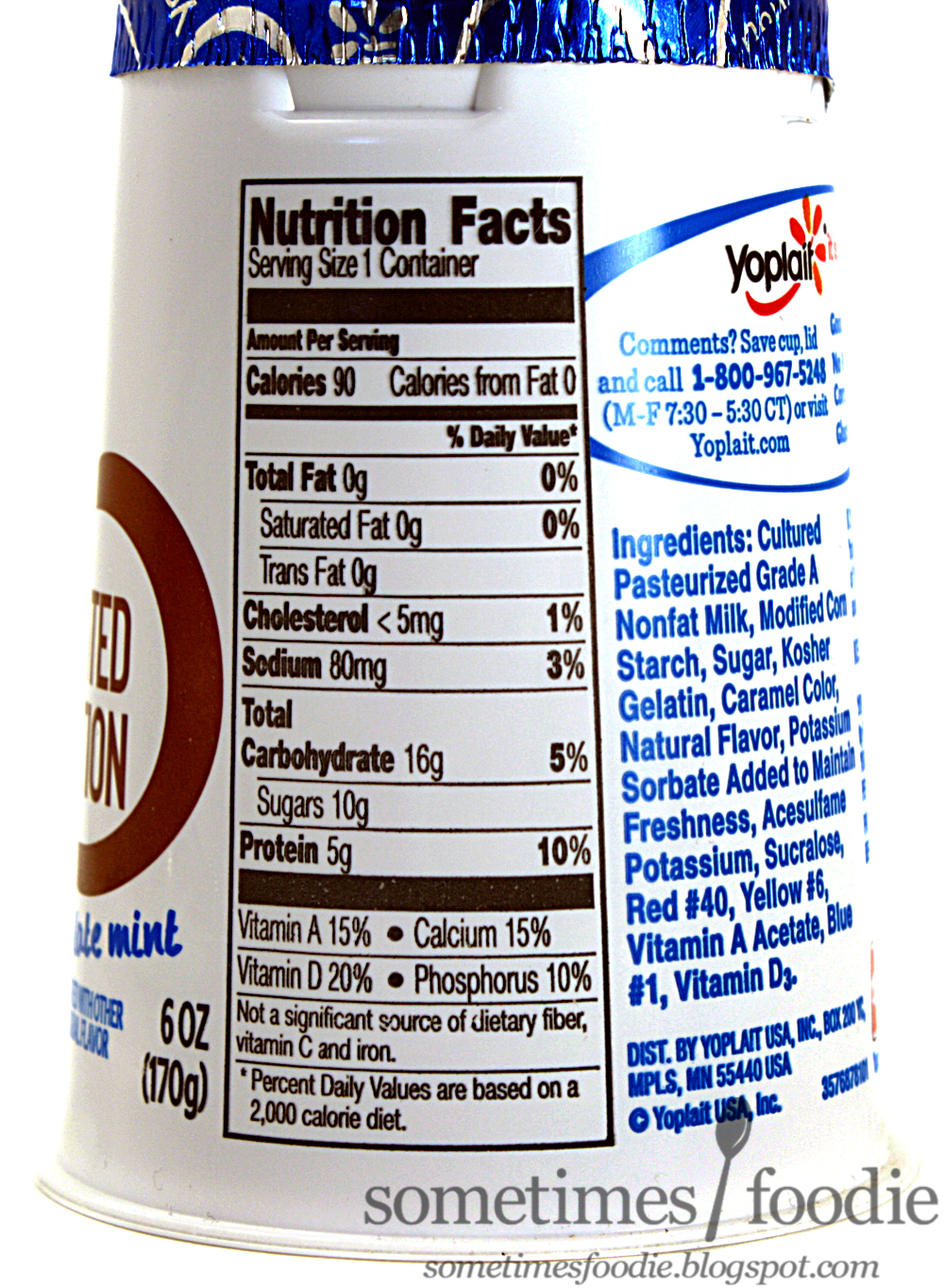 Sometimes Foodie Limited Edition Yoplait Chocolate Mint Yogurt Target