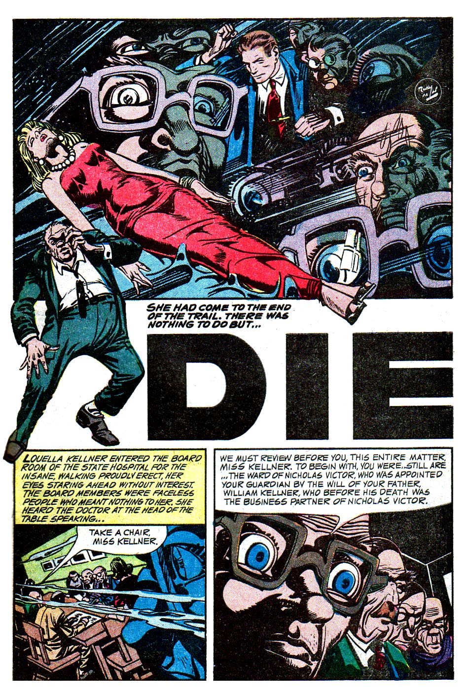 Weird Terror 7 Pre Code Horror 1953 Don Heck Comic Media Golden Age Weird Terror 7 Pre Code Horror 1953 Don Heck Comic Media Golden Age