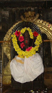 Deity inside the temple