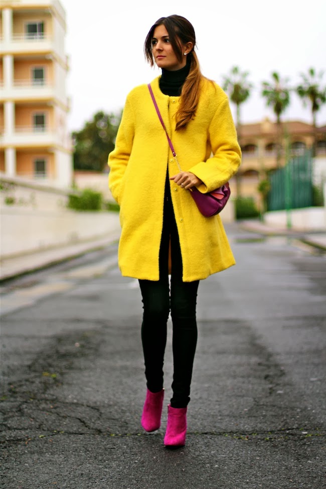 Marilyn's Closet FASHION BLOG Yellow Coat
