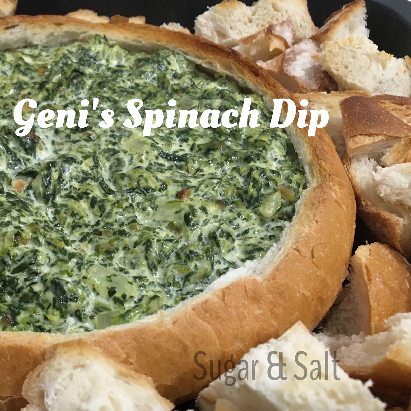 Sugar & Salt Geni's Spinach Dip