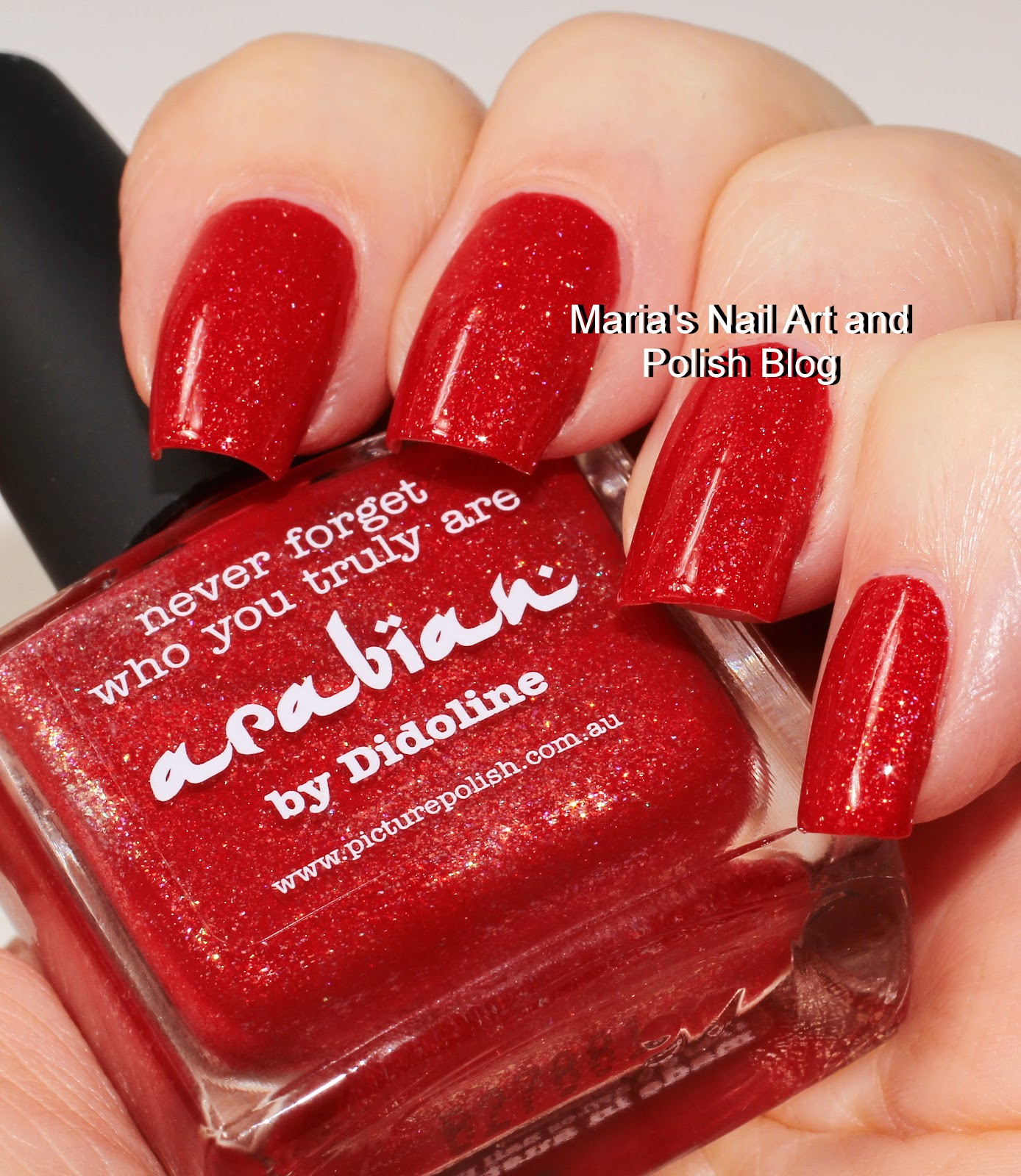 Marias Nail Art and Polish Blog Picture Polish Arabian and Bordeaux