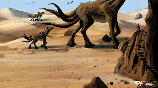 Desert Creatures 60 minute Speed Paint