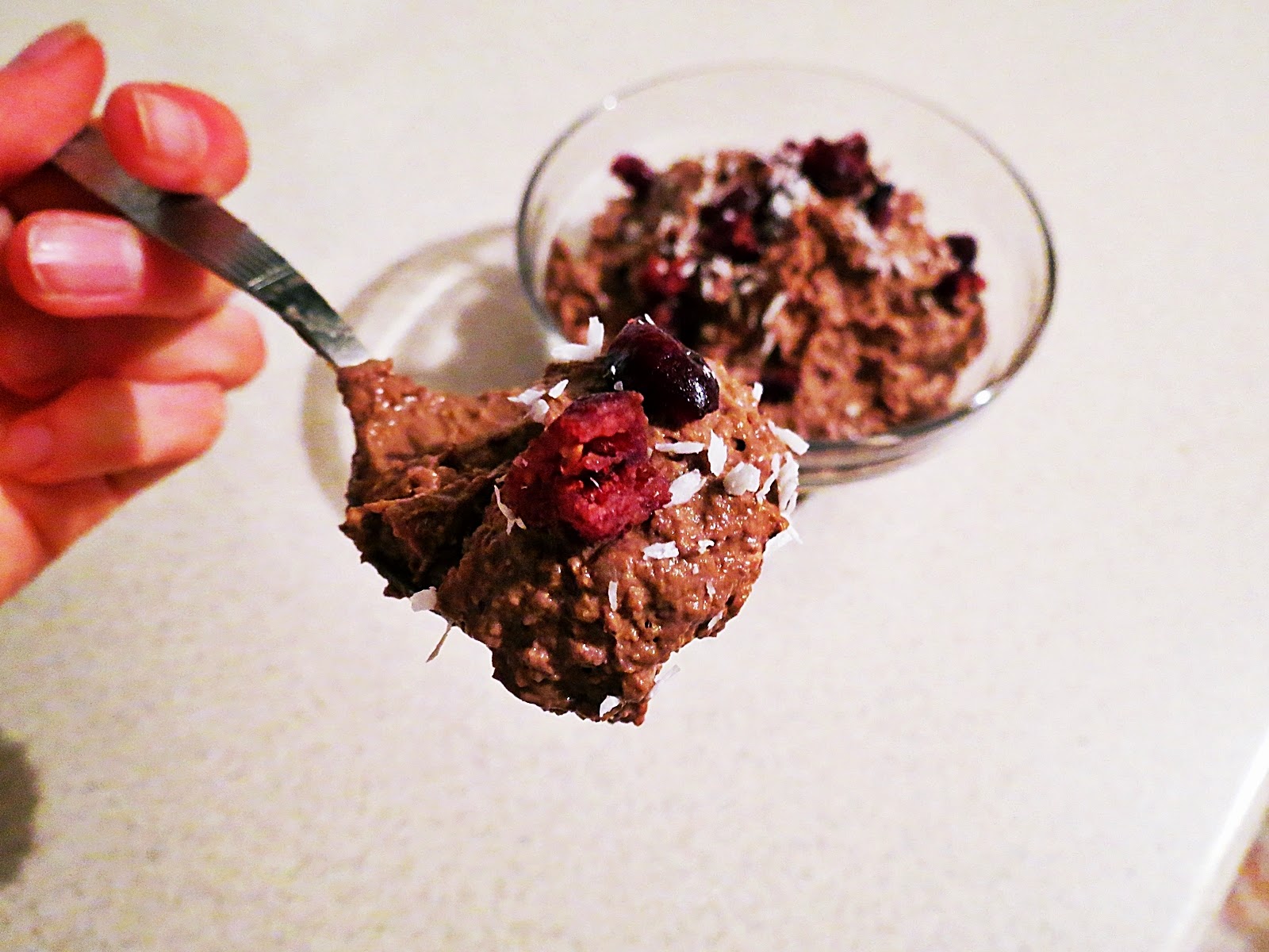 peanutbuttermonster Śniadaniowy pudding czekoladowy z kaszy jaglanej