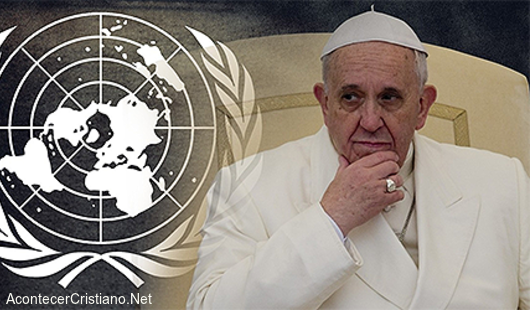 Papa Francisco pide un nuevo gobierno mundial para salvar a la humanidad