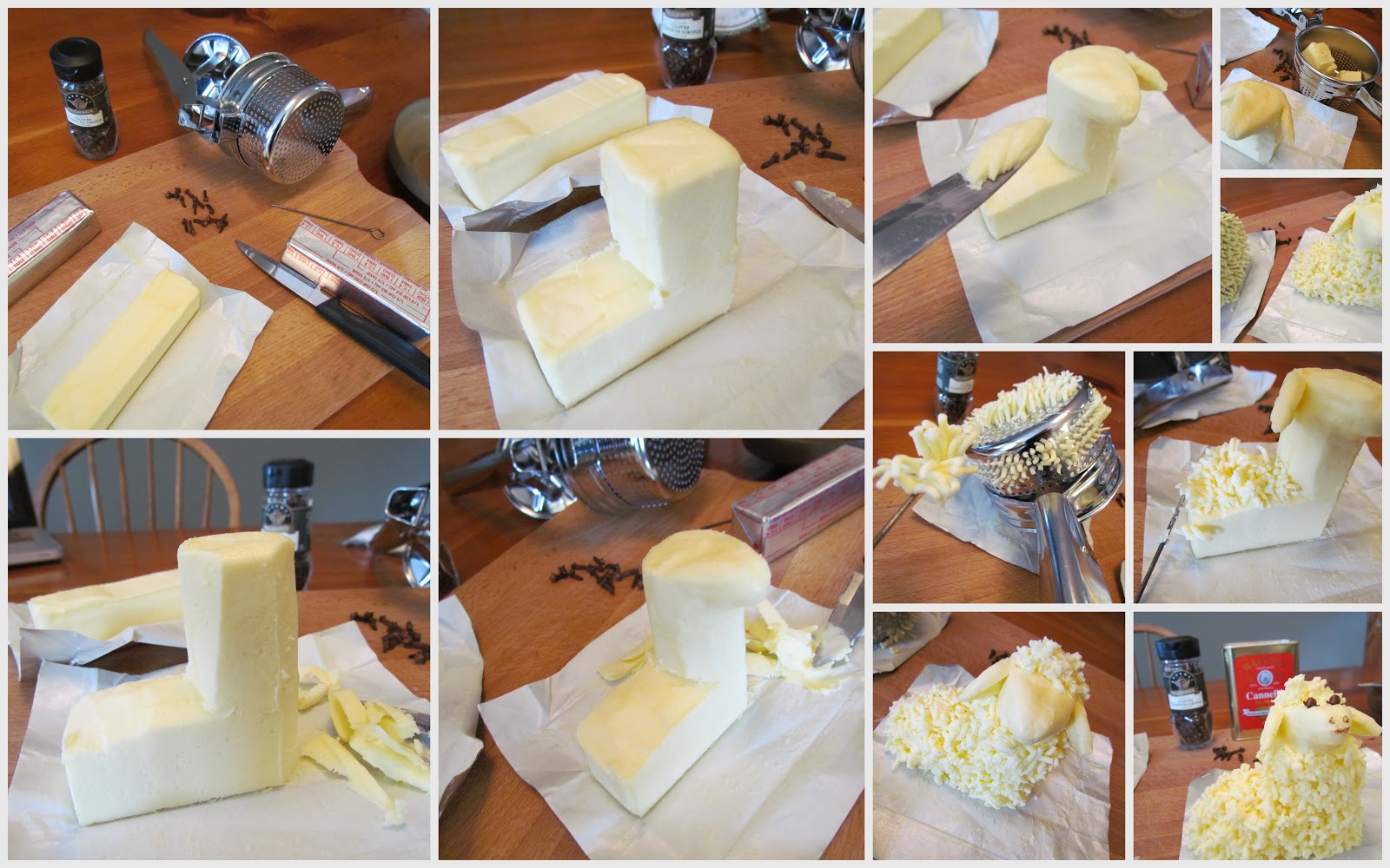 Rhubarb & Roses Easter Butter Lamb