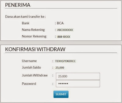 Form Withdraw
