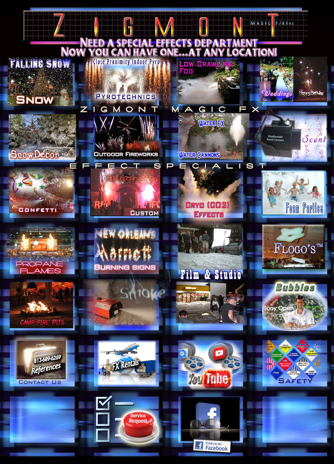 Full Service Special Effects Company April 2014