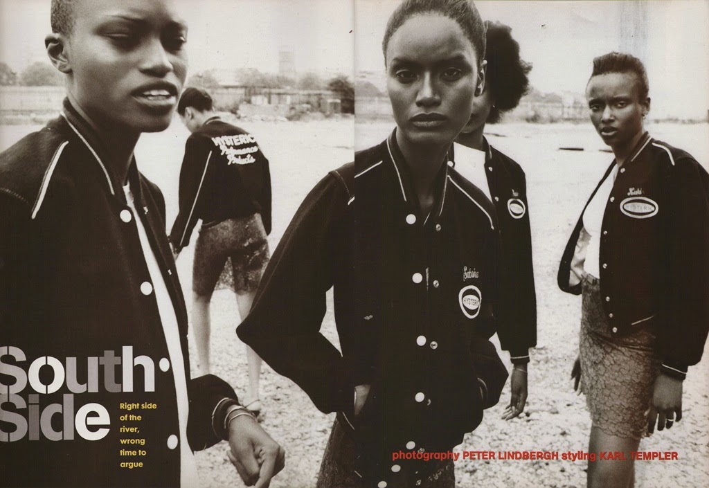 Lois, Margareth LaHoussaye-Duvigny and Adia Coulibaly by Peter Lindbergh for The Face (November 1996) | Ses Rêveries Lois, Margareth LaHoussaye-Duvigny and Adia Coulibaly by Peter Lindbergh for The Face (November 1996) | Ses Rêveries