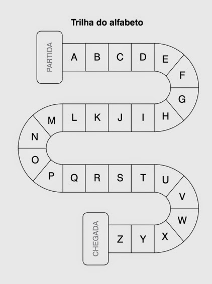 Trilha do Alfabeto  Educar é preciso - Blog