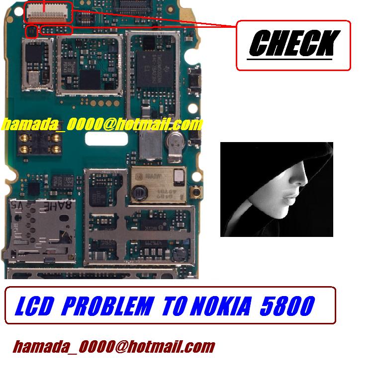 GSM WORLD 5800 LCD PROBLEM