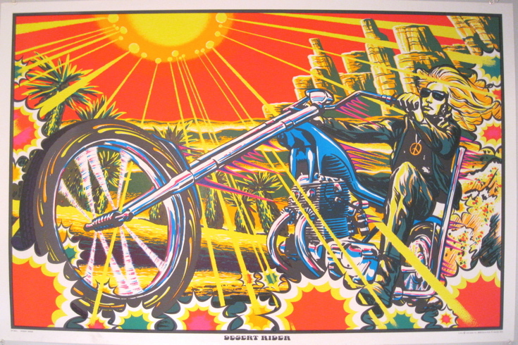 Vintage Black light poster madness