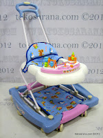 C 2 in One Royal RY8188 Circus Baby Walker and Rocker
