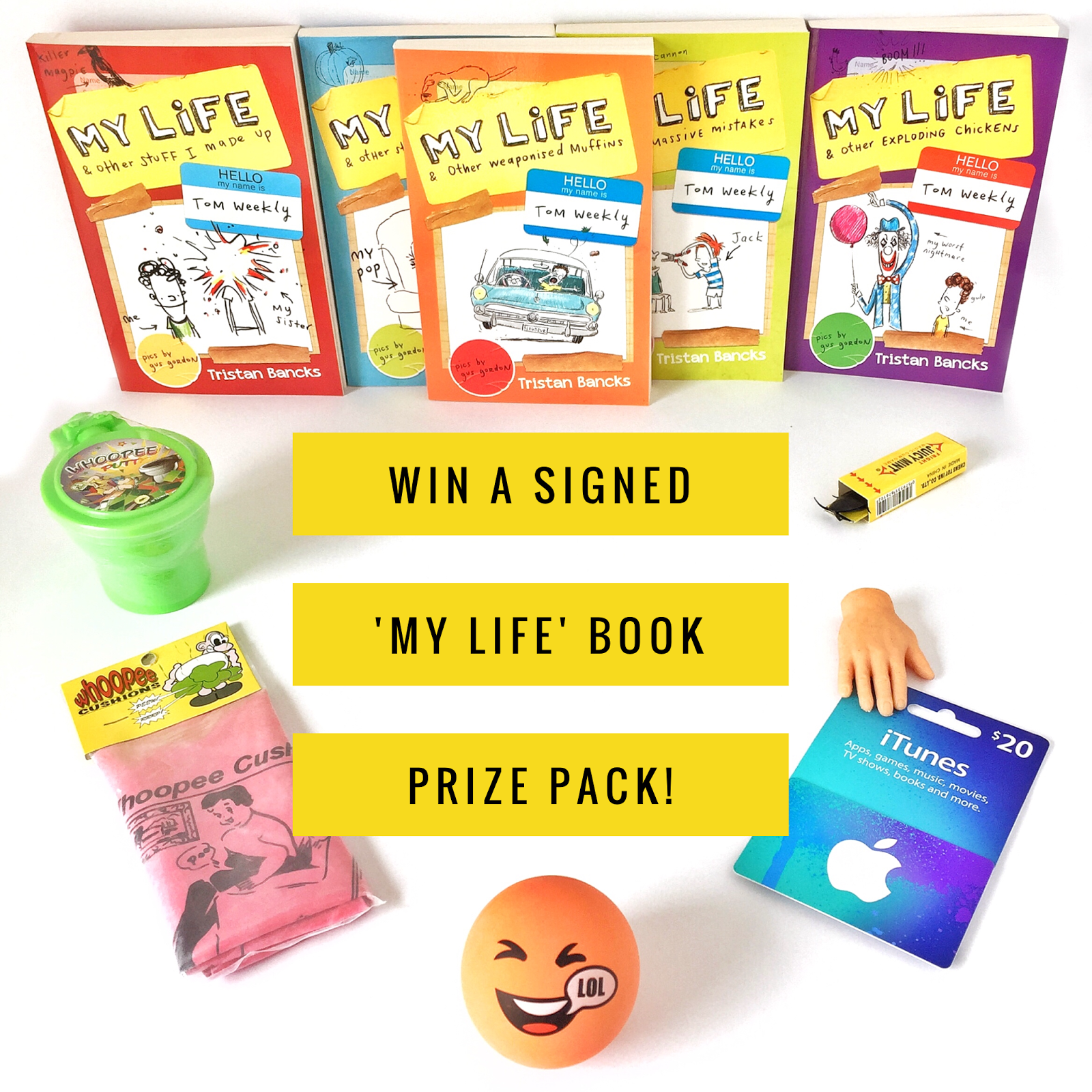 WIN the Complete Signed My Life Book Series - Tristan Bancks