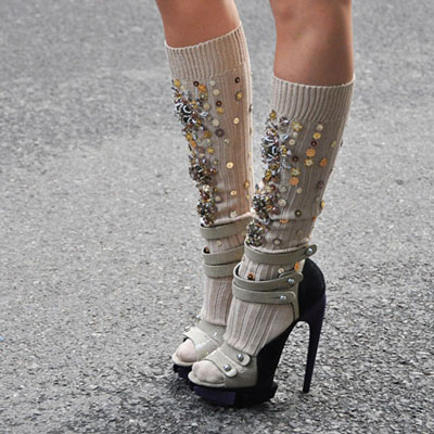 button socks