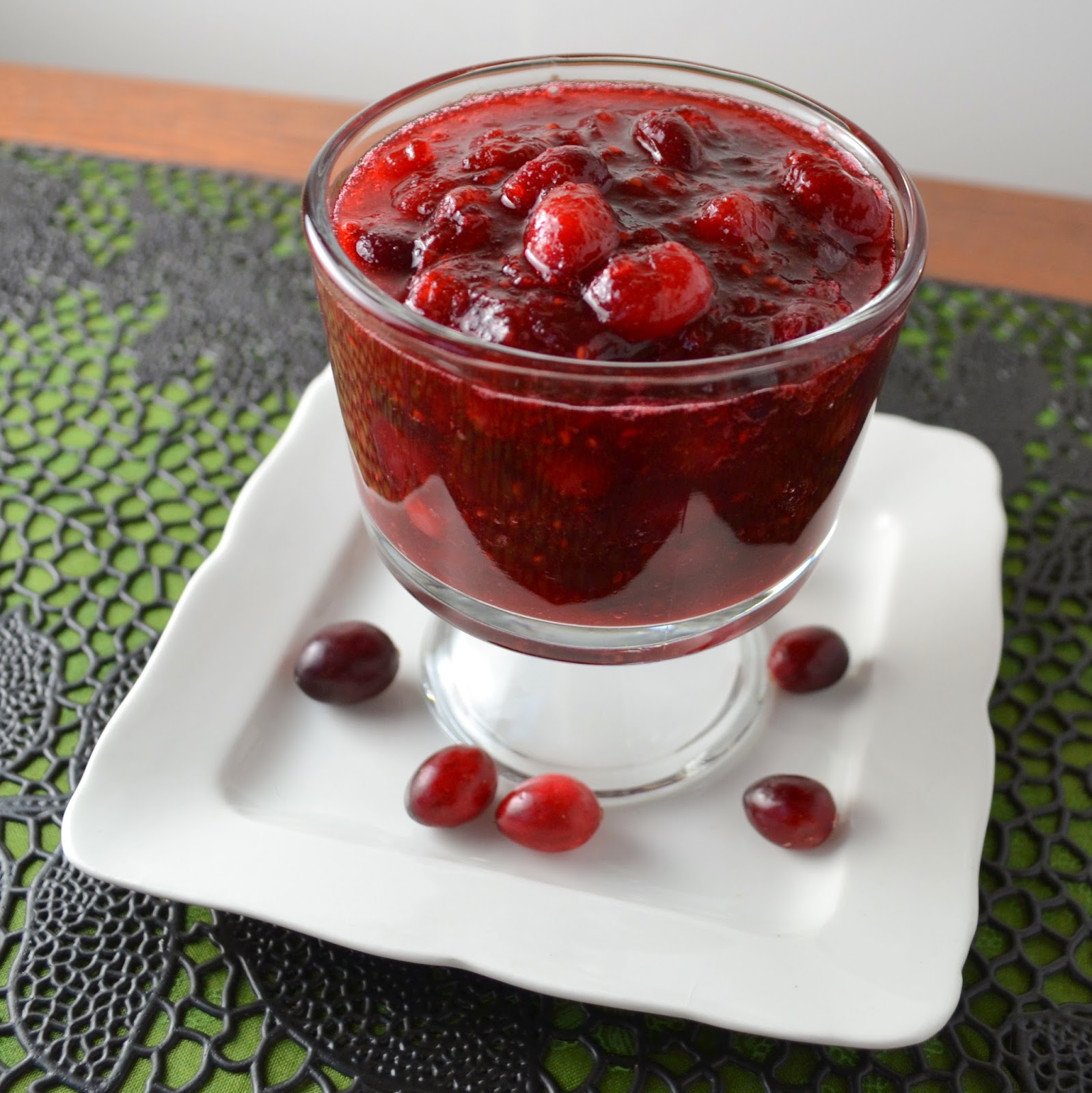 Raspberry Cranberry Sauce Recipe | by Hot Eats and Cool Reads