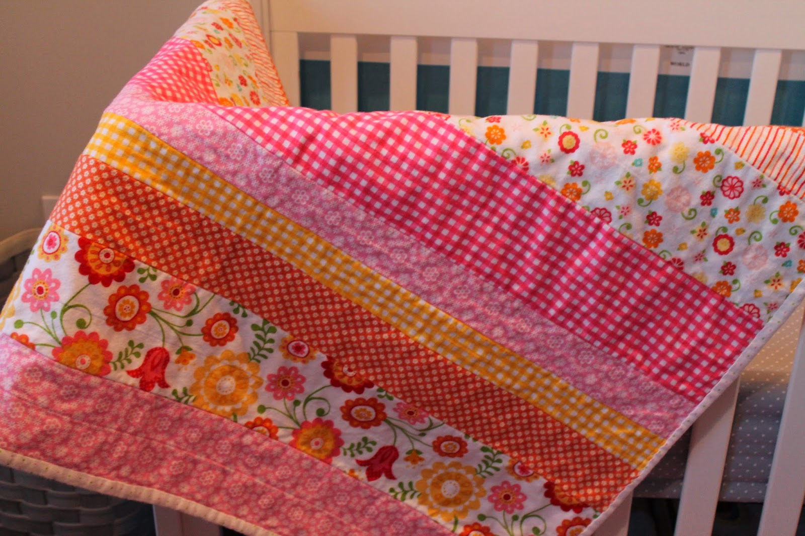 Elizabeth & Co. DIY Flannel Baby Rag Quilt