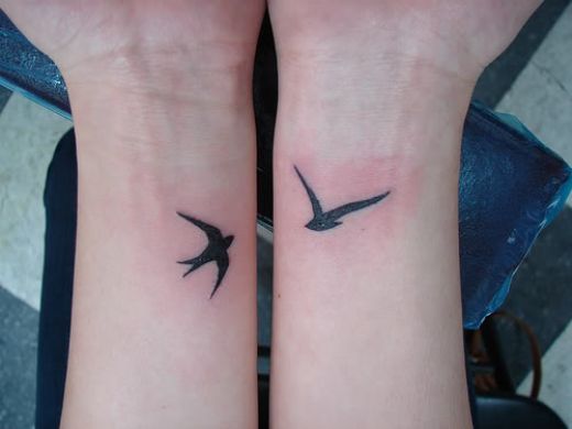 swallow bird tattoos. Not really a ird fan,