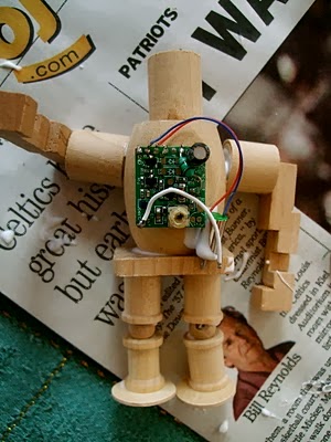 Make a Wooden Robot Ornament