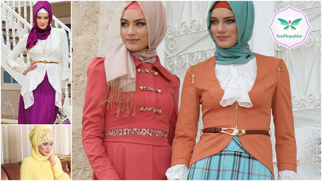 Tesettür Abiye Elbise Modelleri tesettür elbise