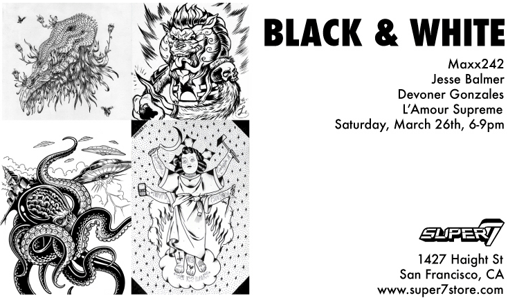 black and white artists. The Black amp; White Art Show