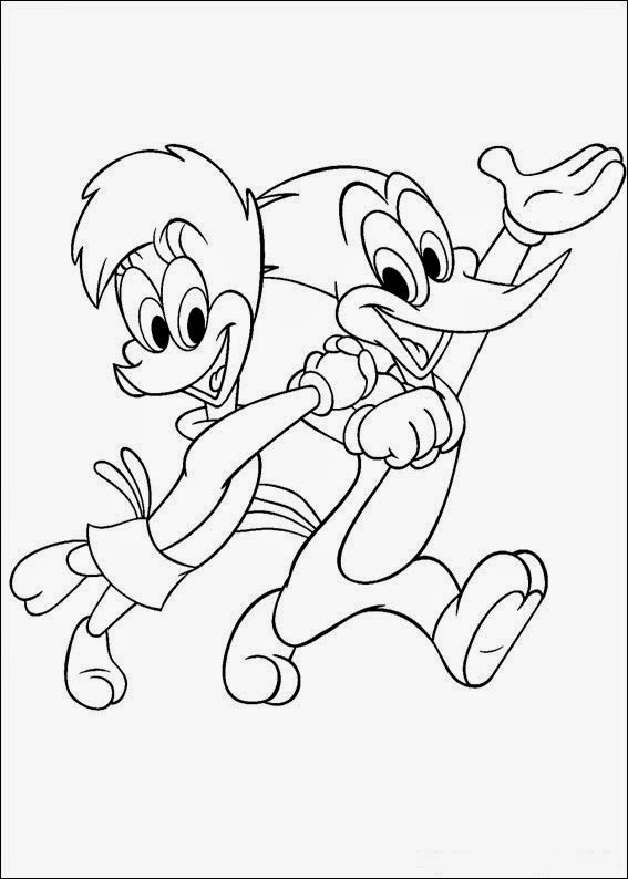 Fun Coloring Pages: Woody Woodpecker Coloring Pages