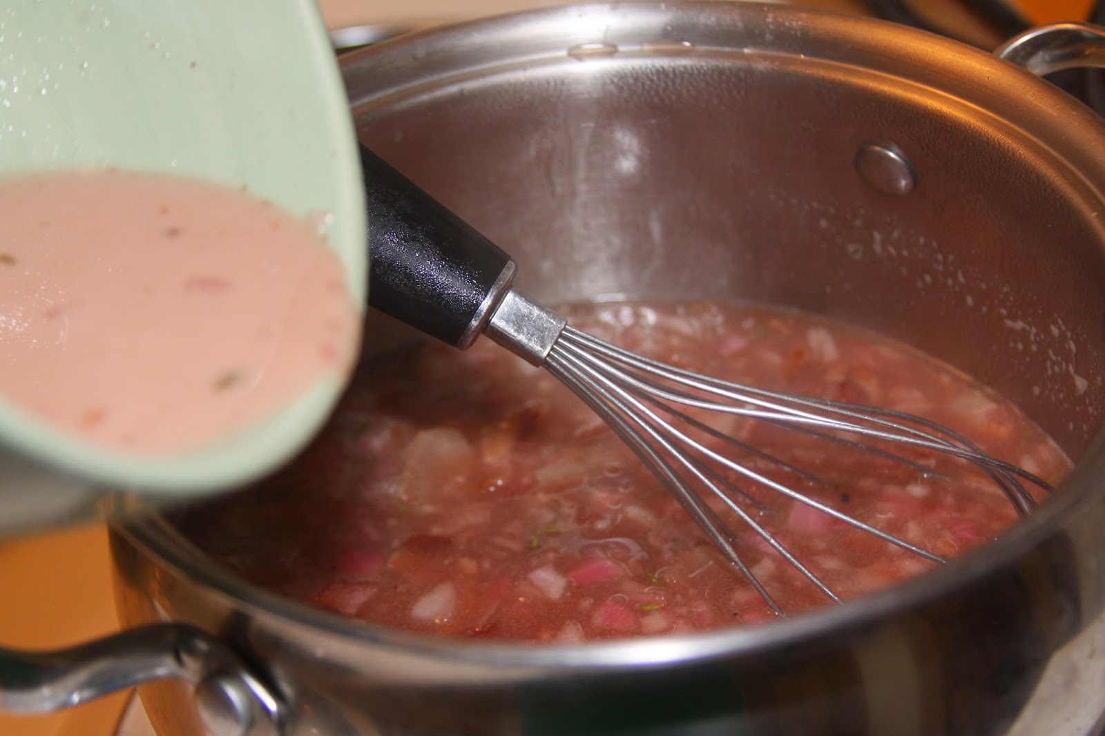 For the Love of Food Spinach Salad with Hot Bacon Mustard Vinaigrette