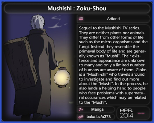Anime Estrenos Primavera 2014 Mushishi+Zoku+shou