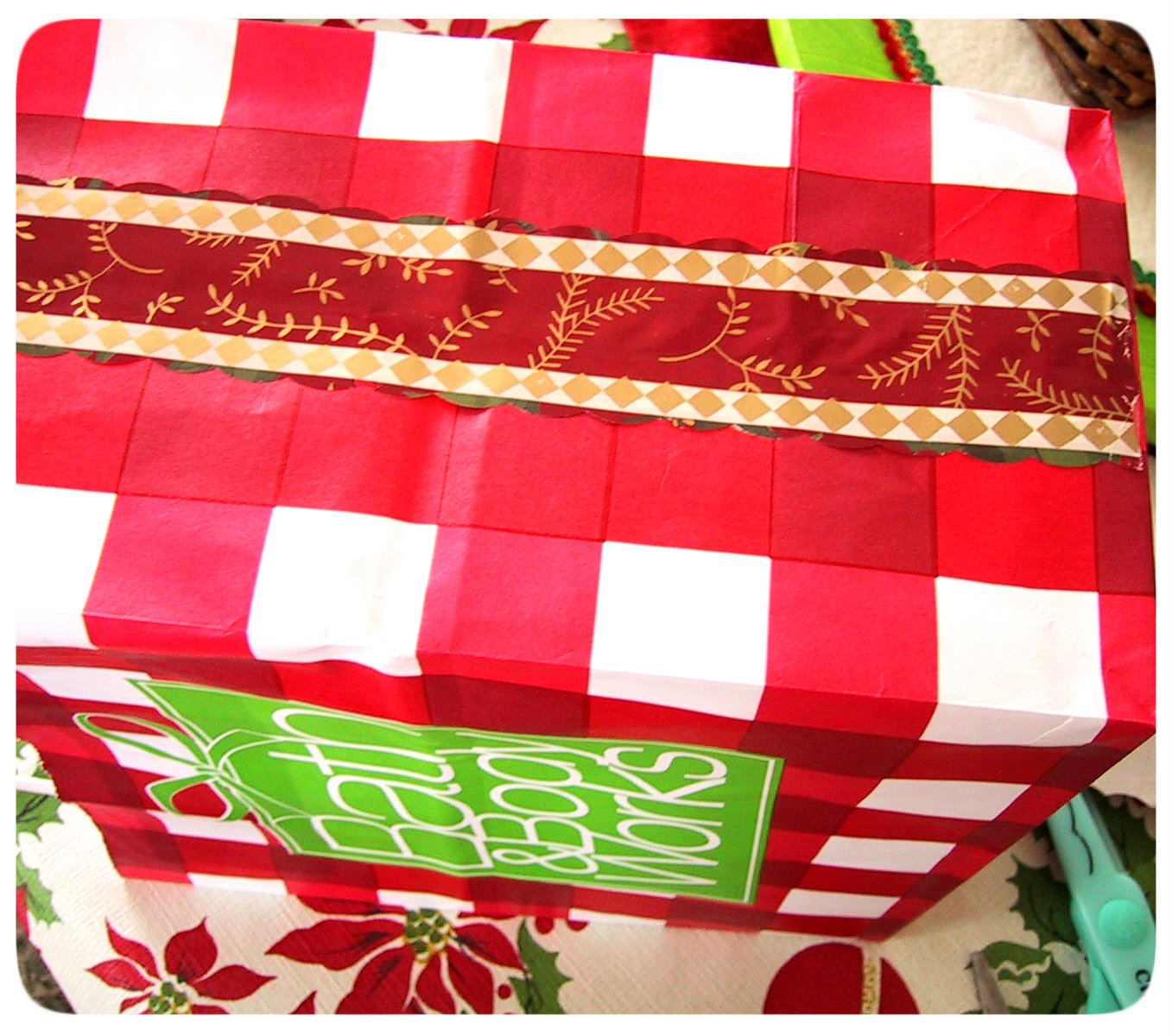 Happy as a Lark Repurposed Christmas Gift Bags