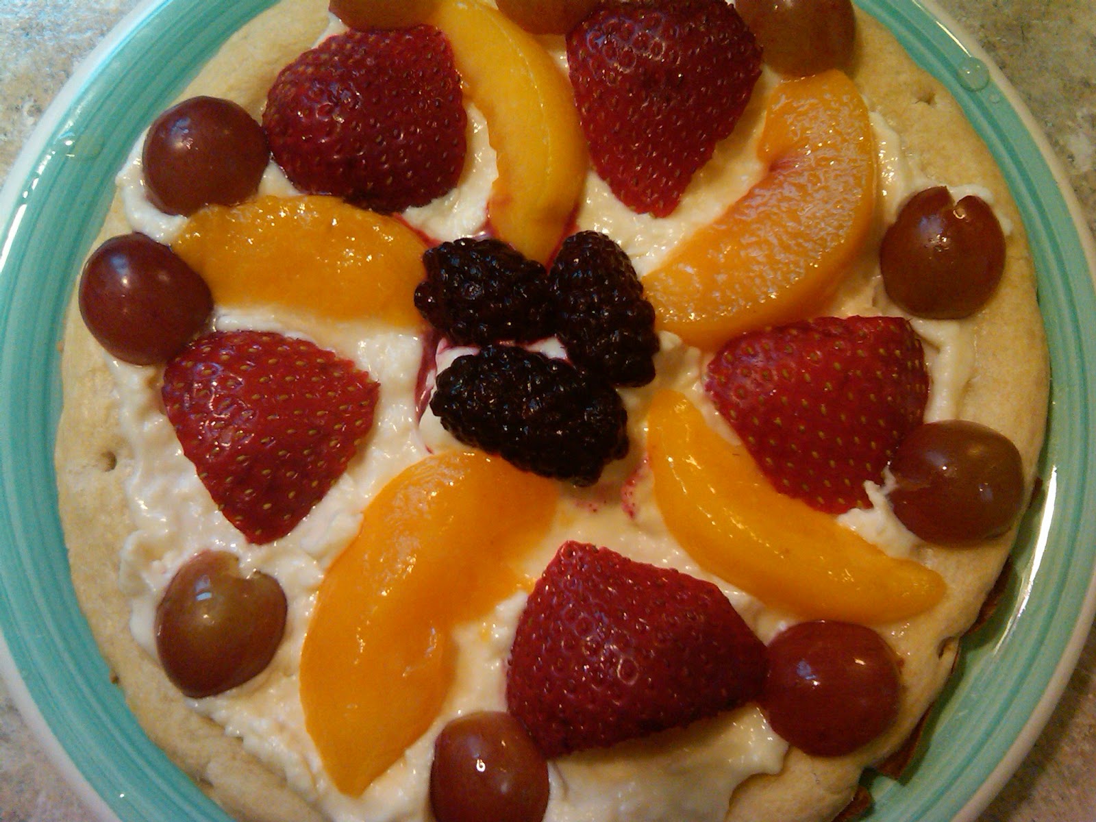 Michele's Woman Cave Breakfast Fruit Pizza