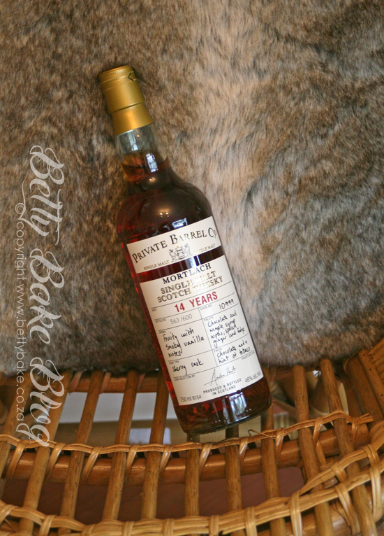 mortlach, whisky, 14yr whisky, private barrel co, single malt, scotch, bettybake.co.za