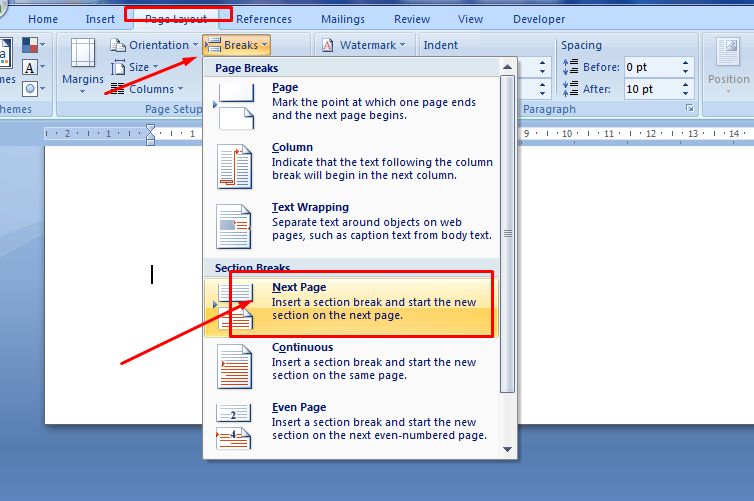 Membuat Word Jadi 2 Halaman | membuat format halaman berbeda pada satu file word deuniv Membuat Word Jadi 2 Halaman | membuat format halaman berbeda pada satu file word deuniv