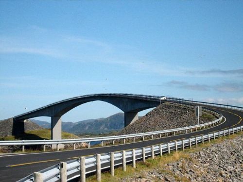 Storseisundet Bridge jembatan putus