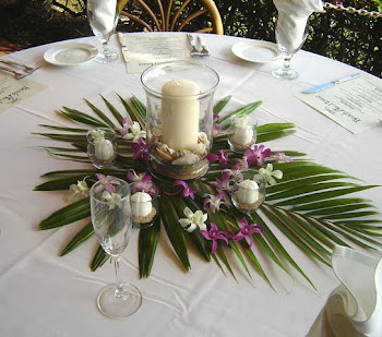 Palm Leaf Centerpiece