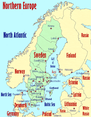 Map of Northerm Europe Pictures