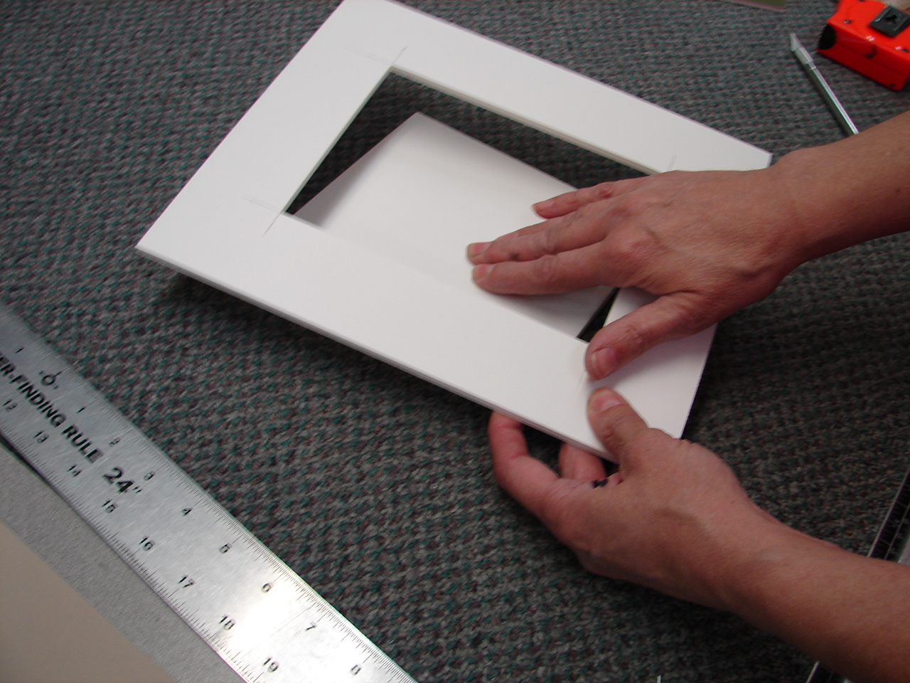 Rensel Studio How to stretch a cross stitch for matting